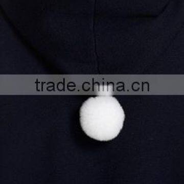 2017 Women's Open Front Heavy Hooded Mongolian Cashmere Coat With Pockets photo-6