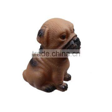 Vinyl Giggle Ball Training Chew Sound Activity Squeaky Toy Dog Animal Brown photo-2