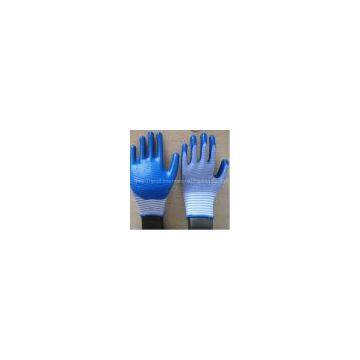 Blue Nitrile Coated Working Gloves ,NG1501-21