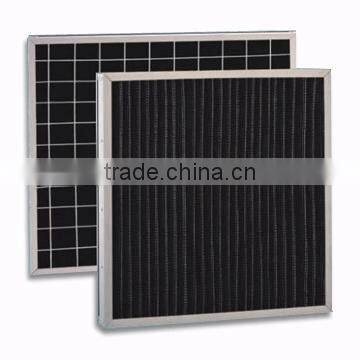 For Chemical industry; Hospital application Odor removal filtration panel g3(EN779) carbon hepa air filter