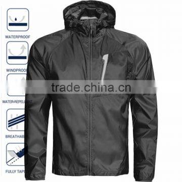 2016 Lightweight Nylon Wind Jacket With Hood Men