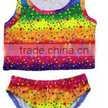 Kids Girls Mermaid Swimming Costumes Swimmable Bikini Set Swimwear Swimsuit