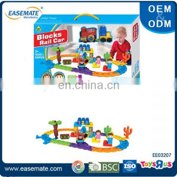 Hot selling building blocks track toy