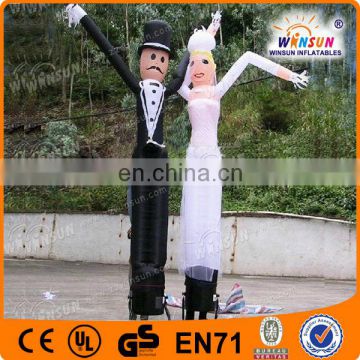 Happy bride inflatable air dancer for weeding