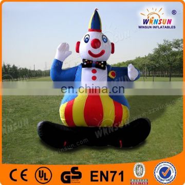 large inflatable cheap outdoor advertis clown on sale