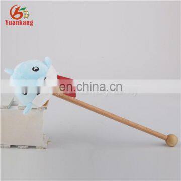 Wholesale plush stuffed dolphin toys body massgae hammer for sale