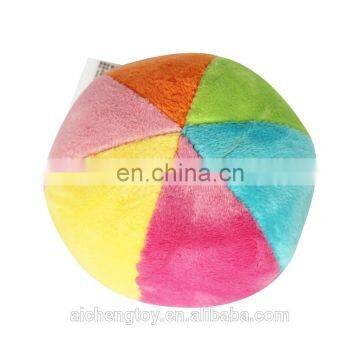 manufacturer custom colorful children plush toy ball