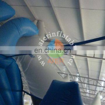 Giant Inflatable Shark Water Slide With Pool for Sale,Inflatable Jumping Water Slide photo-4