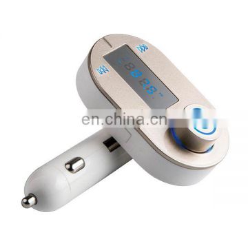 Wholesale T9S Handsfree Car Kit Bluetooth MP3 Player with FM Transmitter and USB Charging Port