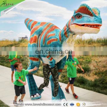 KAWAH Animatronic Adult Life Like Man Riding Dinosaur Costume