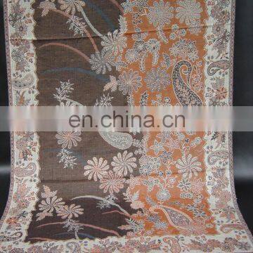 Wool Jacquard Shawls in Latest Designs and Colors