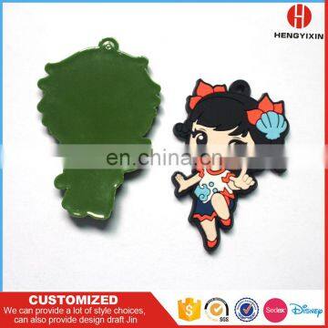 Cartoon Custom 3D Soft PVC Keychain Emoji Silicon Rubber Keychains photo-3