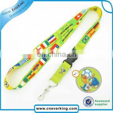 Cute sublimation printng polyester anime lanyard strap