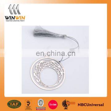 Custom Nickel Plated Bookmark With Tassel