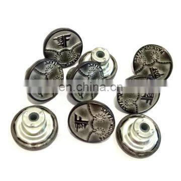 Metal buttons, with custom design, rhinestone buttons embossed button