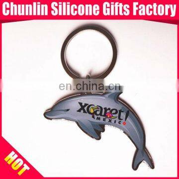 Dolphin Zinc Metal Keychains