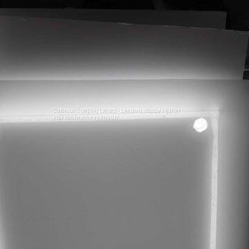 Colorwoo Led Light Panel LGP Shoppe Acrylic Display Rack Luminous Lighting Shelf Custom Size,good Detail photo-5