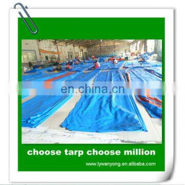 PE blue orange roofing cover canvas tarpaulin hdpe truck tarpaulin