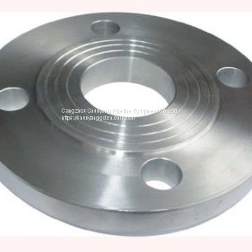 Butt-welded ring-plate loose sleeve flange