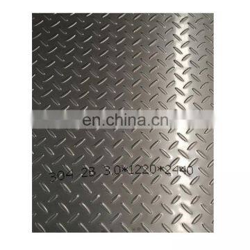 AISI 430 Stainless Steel Checkered Sheet Linen/diamond Pattern