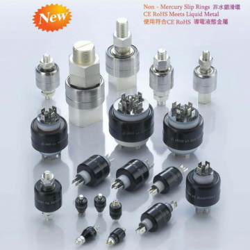 Mercury rotary joint slip ring electrical connectors 2Circuit 30A 2Circuits 4A rotating connector armature 4 poles