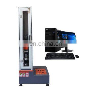 Servo computer single column universal material tensile tester load measuring tensile tester servo timber tensile test machinei