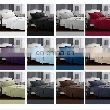 Hotel Bedding Set American Size Waterproof Bed Sheet Mattress/Pillow Cover