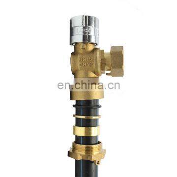 BWVA Brass Lockable Ball Valve With Magnetic Lock photo-3