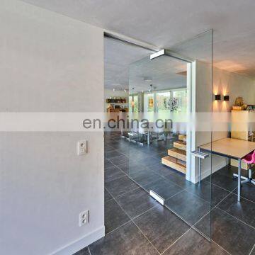 Cheap Aluminium Soft Sliding Tempered Glass Door photo-3