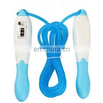 custom logo thick pvc skipping jump rope calculate count amount rope skipping