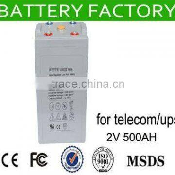 3 warranty rechargeable solar battery 2v 500ah battery                        
                                                Quality Choice
