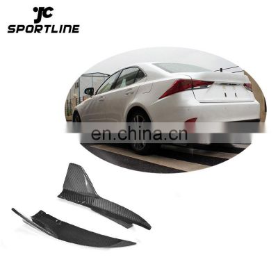 Carbon Fiber IS350 Rear Splitters for LEXUS IS350 Base/F Sport Sedan 4-Door 17-18