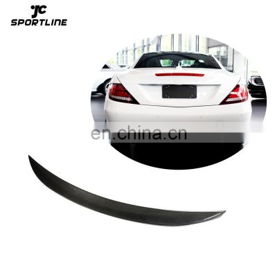 JCSPORTLINE Carbon Fiber SLC43 Rear Spoiler for Mercedes-Benz SLC Class SLC43 AMG Base Convertible 2-Door 2016-2019