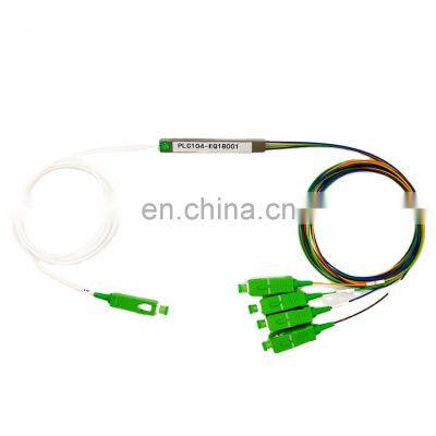 Manufacture  1*2 1*4 1*8 1*16 sc APC UPC gpon fiber optic cable splitter optical plc splitter