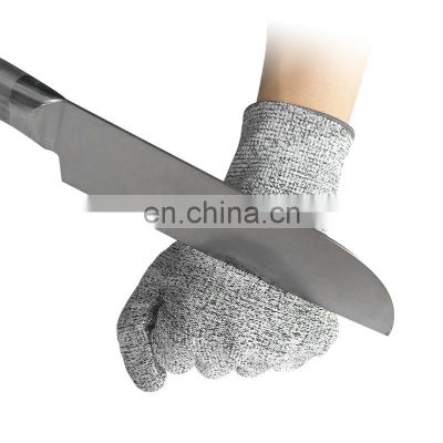 Food Grade Hppe/Glass Fiber Cut Resistant Gloves