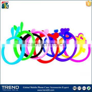 Flexible Round Design Cute Rabbit Ear Universal Silicon Bumper for Iphone 6 6s Quality Choice photo-4