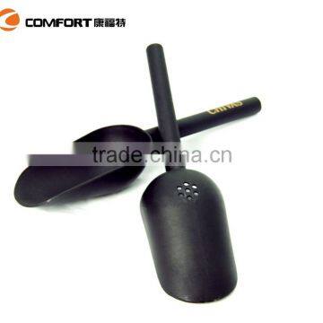 Black Plastic Mini Ice Bucket Scoop photo-2