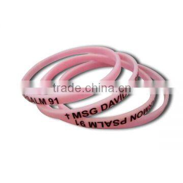 Custom Rubber Silicon Bracelet Silicone Bracelets