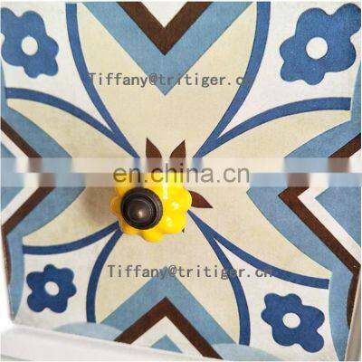 White Solid Wood Storage Cabinet Drawers Storage Wooden Cabinet photo-5