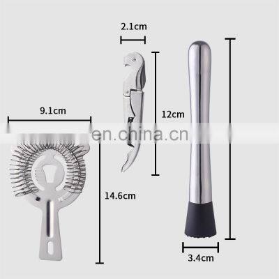 Creation Factory Direct Stainless Steel Cocktail Shaker Bar Set photo-4