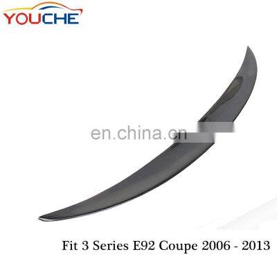 Performance Style Carbon Fiber Rear Spoiler for BMW 3 Series E92 M3 2-door Coupe 2006-2013 Trunk Lip photo-2