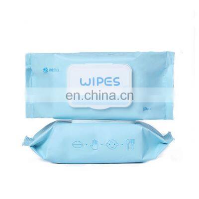 Biodegradable Spunlace Fabric Cloth 100% Pure Water Tissue Wipes OEM Label Household Baby Tissue Wet Wipes Wholesale Price