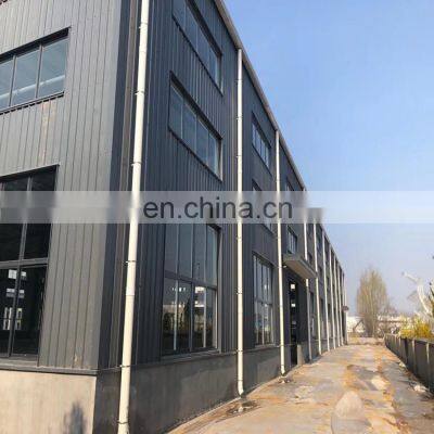 Large span customized prefabricated house used factory warehouse steel structure building