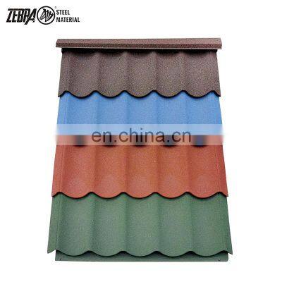 Factory Price Roof Tile Roofing Sheet in Nigeria, Heat Insulation Colour Stone Coated Metal Roof Tiles photo-2