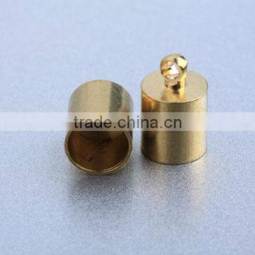 manufacture strong jewelry findings brass cord end