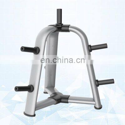 Gym Equipment Weight Lifting Plate Rack Weight Plate Rack Tree and Barbell Bar Holder