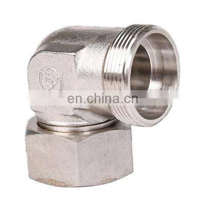 Haihuan Thread Elbow Metric Hydraulic Connectors High Pressure Elbow with OEM and ODM