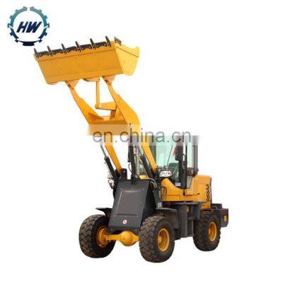 4 wheel drive mini 2 ton wheel loader for agricultural