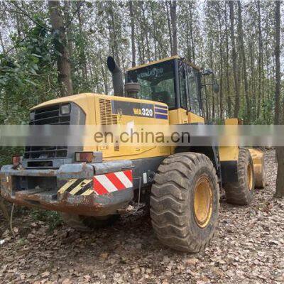 Used komatsu wa320 loader , wa320-5 wheel loader , Original komatsu loader