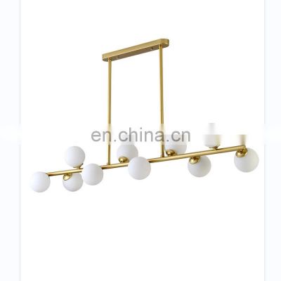 Dining Room Ceiling Chandelier Suspension Glass Balls Chandeliers Kitchen Hanging Lamp